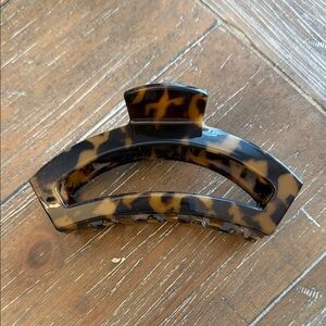 TELETIES - Large Open Claw Clip- Tortoise